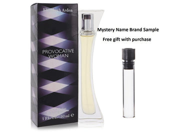 Provocative by Elizabeth Arden Eau De Parfum Spray 1 oz And a Mystery Name brand sample vile