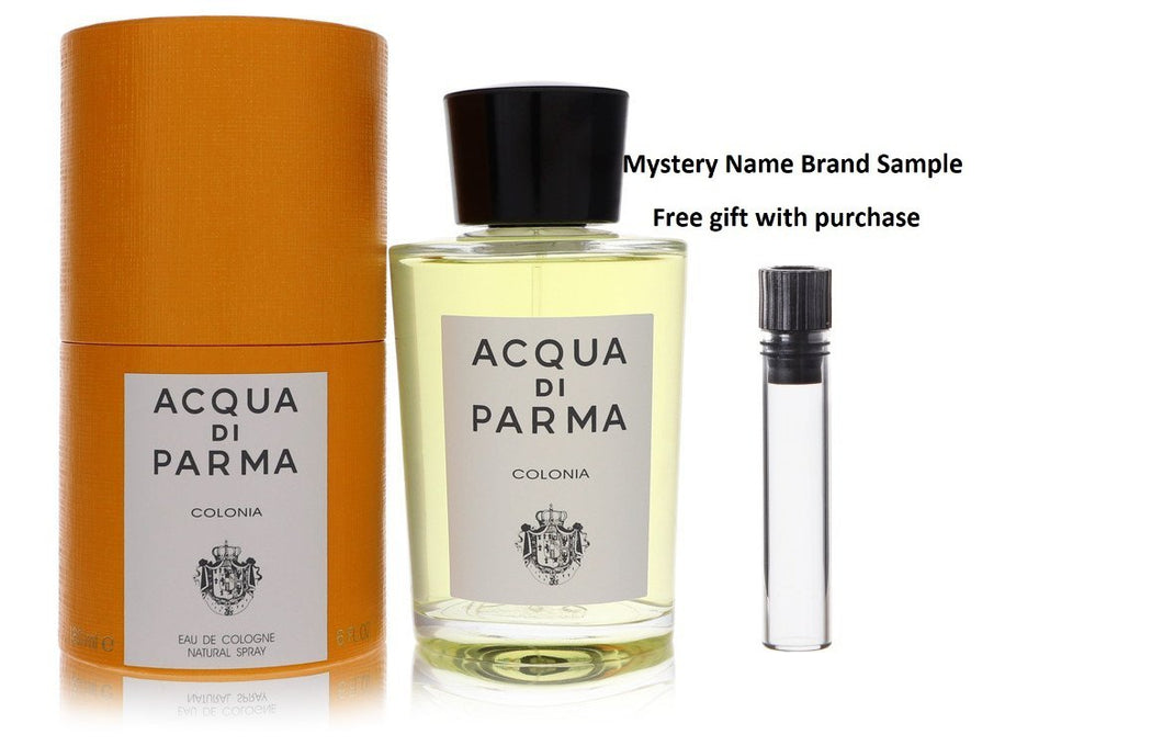 Acqua Di Parma Colonia by Acqua Di Parma Eau De Cologne Spray 6 oz And a Mystery Name brand sample vile