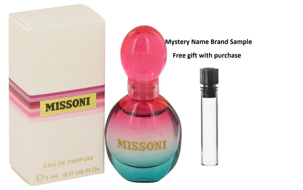 Missoni by Missoni Mini EDP .17 oz And a Mystery Name brand sample vile
