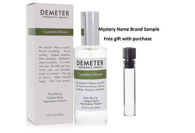 Demeter Cannabis Flower by Demeter Cologne Spray 4 oz And a Mystery Name brand sample vile
