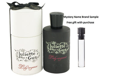 Lady Vengeance by Juliette Has a Gun Eau De Parfum Spray 3.4 oz And a Mystery Name brand sample vile