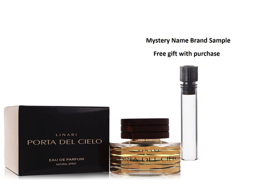 Porta Del Cielo by Linari Eau De Parfum Spray 3.4 oz And a Mystery Name brand sample vile