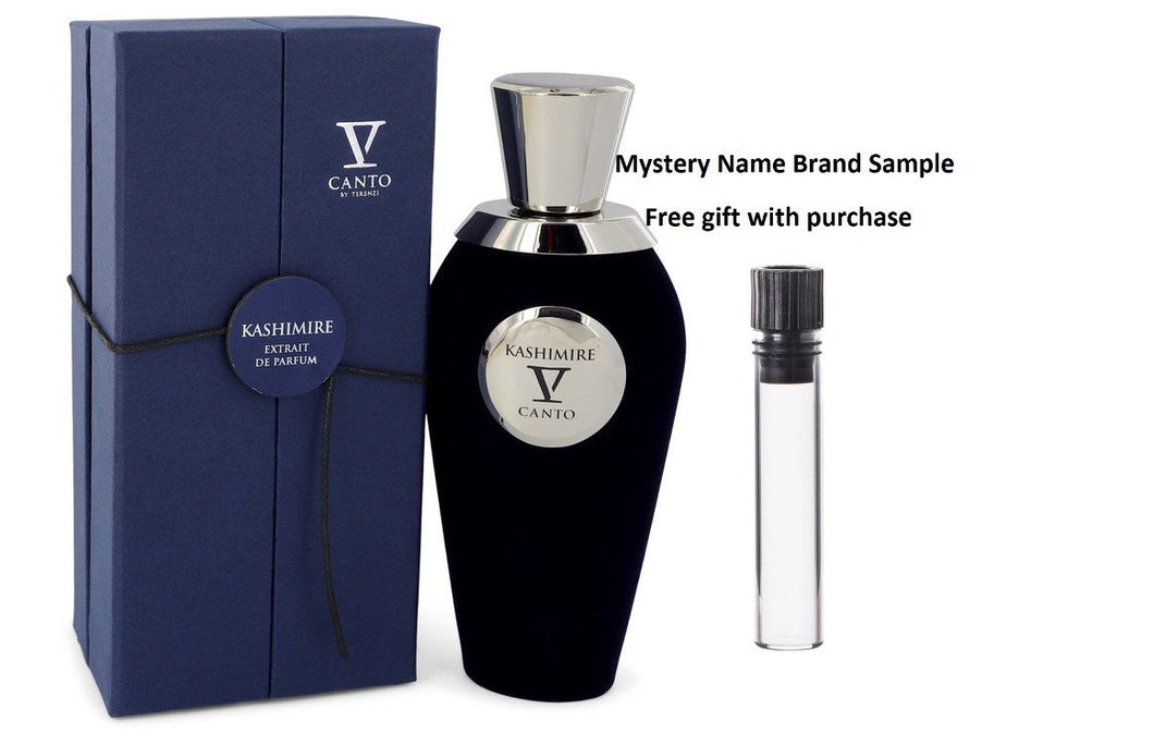 Kashimire V by V Canto Extrait De Parfum Spray (Unisex) 3.38 oz And a Mystery Name brand sample vile