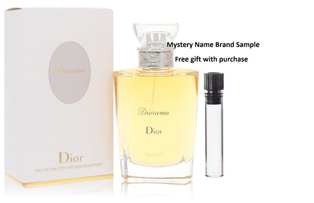 Diorama by Christian Dior Eau De Toilette Spray 3.4 oz And a Mystery Name brand sample vile