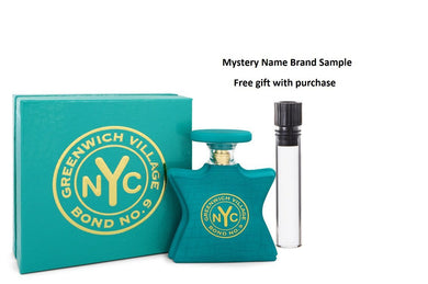 Greenwich Village by Bond No. 9 Eau De Parfum Spray 3.4 oz And a Mystery Name brand sample vile
