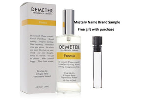 Demeter Freesia by Demeter Cologne Spray 4 oz And a Mystery Name brand sample vile
