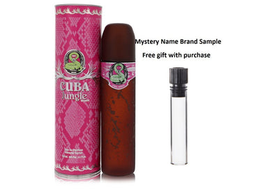 CUBA JUNGLE SNAKE by Fragluxe Eau De Parfum Spray 3.4 oz And a Mystery Name brand sample vile