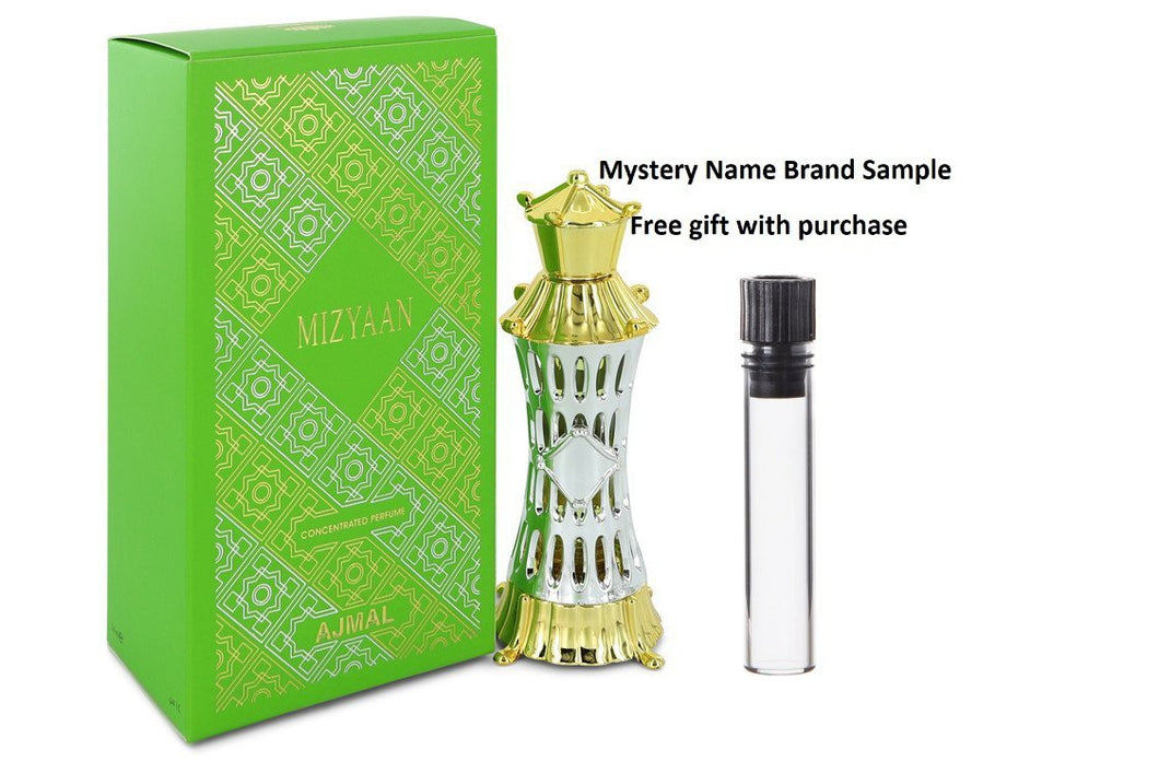 Ajmal Mizyaan by Ajmal Concentrated Perfume Oil (Unisex) .47 oz And a Mystery Name brand sample vile