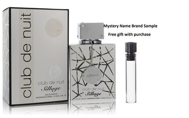 Club De Nuit Sillage by Armaf Eau De Parfum Spray (Unisex) 3.6 oz And a Mystery Name brand sample vile