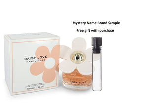 Daisy Love by Marc Jacobs Eau De Toilette Spray 1.7 oz  And a Mystery Name brand sample vile