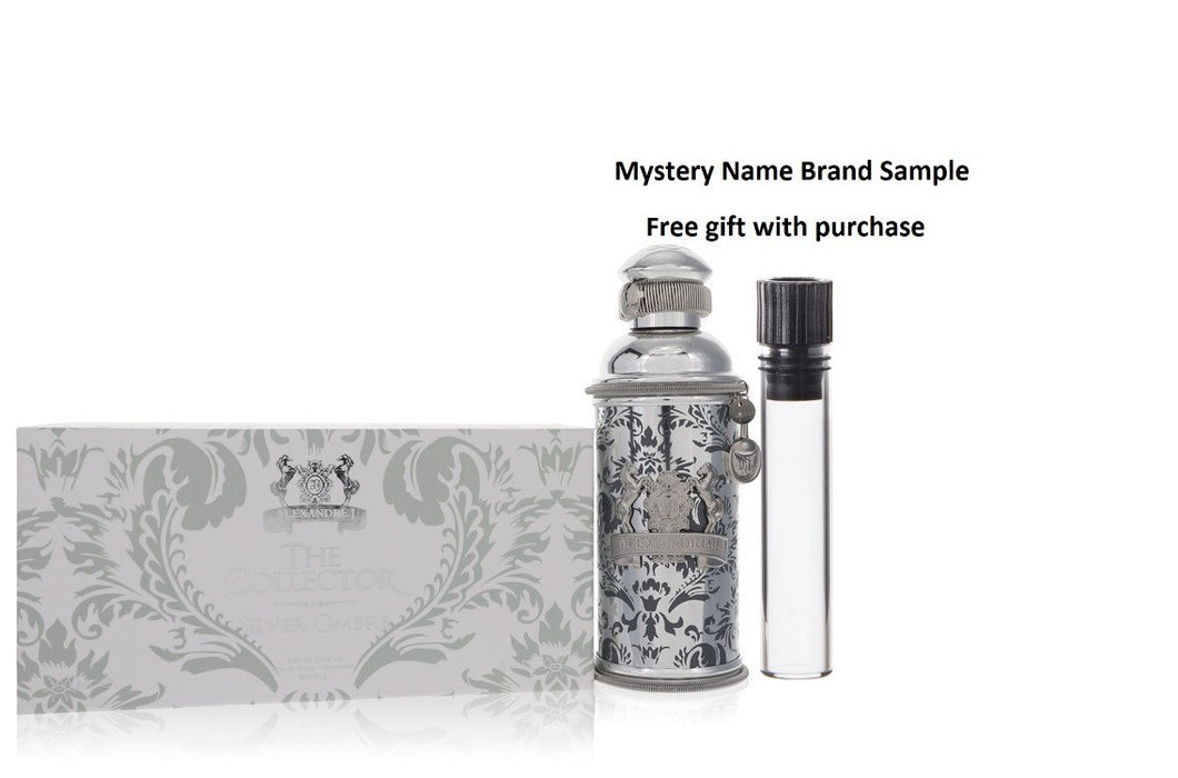 Silver Ombre by Alexandre J Eau De Parfum Spray 3.4 oz And a Mystery Name brand sample vile