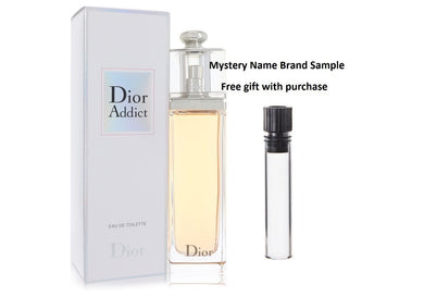 Dior Addict by Christian Dior Eau De Toilette Spray 3.4 oz And a Mystery Name brand sample vile