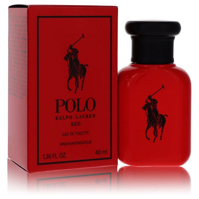 Polo Red by Ralph Lauren Eau De Toilette Spray 1.3 oz For Men