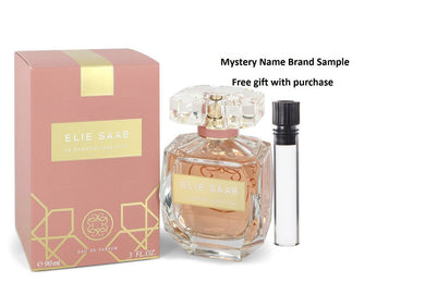 Le Parfum Essentiel by Elie Saab Eau De Parfum Spray 3 oz And a Mystery Name brand sample vile
