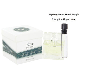 Reve De Weil by Weil Eau De Parfum Spray 1.7 oz And a Mystery Name brand sample vile