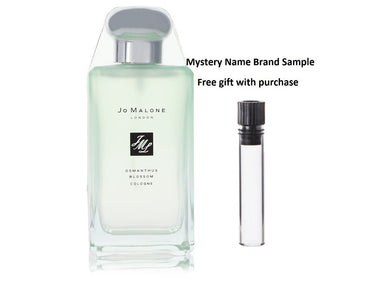 Jo Malone Osmanthus Blossom by Jo Malone Cologne Spray (Unisex unboxed) 3.4 oz And a Mystery Name brand sample vile