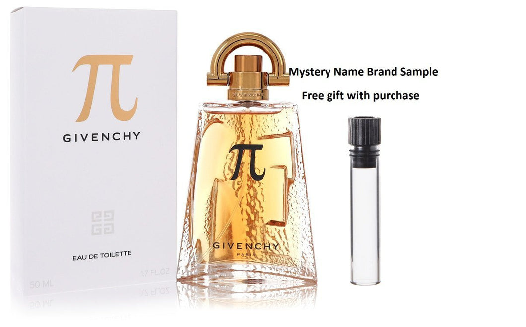 PI by Givenchy Eau De Toilette Spray 1.7 oz And a Mystery Name brand sample vile