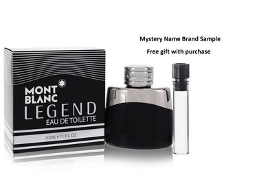 MontBlanc Legend by Mont Blanc Eau De Toilette Spray 1 oz And a Mystery Name brand sample vile