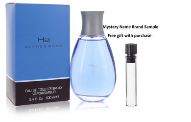 Hei by Alfred Sung Eau De Toilette Spray 3.4 oz And a Mystery Name brand sample vile