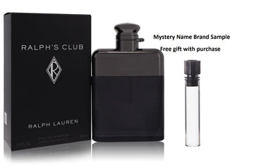 Ralph's Club by Ralph Lauren Eau De Parfum Spray 3.4 oz And a Mystery Name brand sample vile