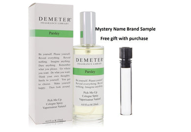 Demeter Parsley by Demeter Cologne Spray 4 oz And a Mystery Name brand sample vile