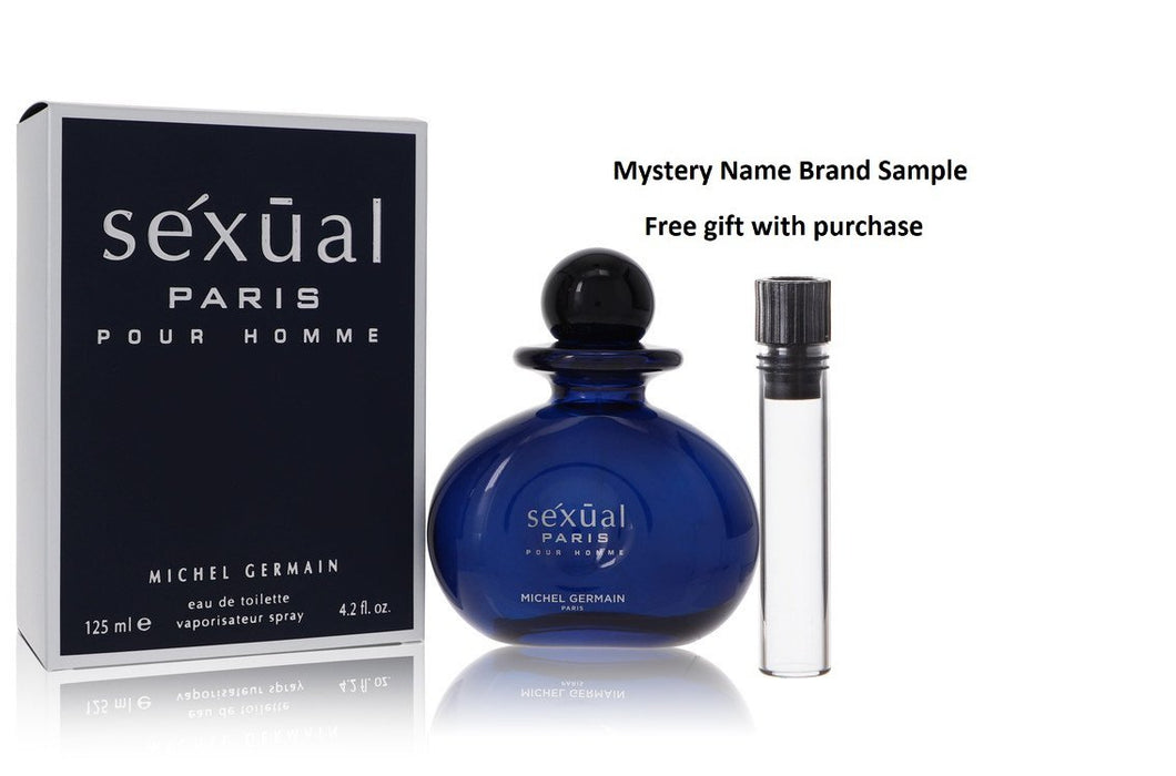 Sexual Paris by Michel Germain Eau De Toilette Spray 4.2 oz And a Mystery Name brand sample vile