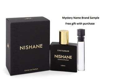 Nishane Unutamam by Nishane Extrait De Parfum Spray (Unisex) 1 oz And a Mystery Name brand sample vile
