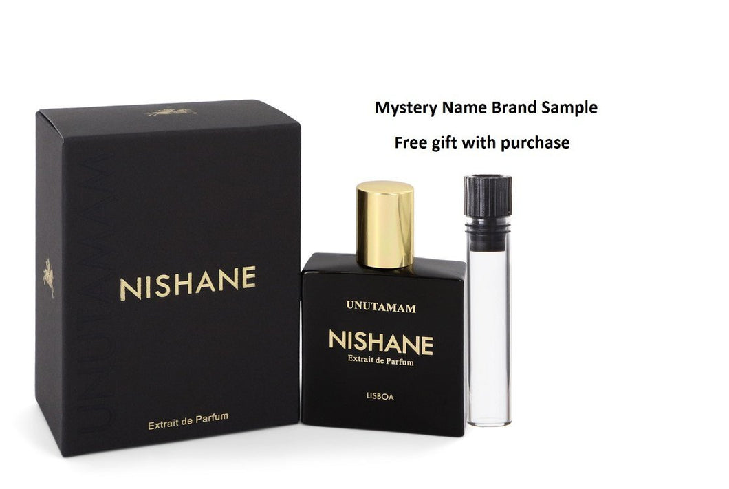 Nishane Unutamam by Nishane Extrait De Parfum Spray (Unisex) 1 oz And a Mystery Name brand sample vile