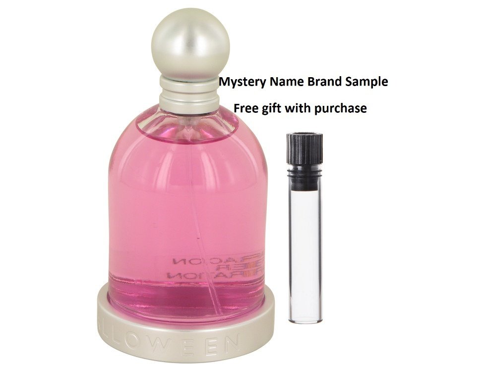 Halloween Kiss Sexy by Jesus Del Pozo Eau De Toilette Spray (Tester) 3.4 oz And a Mystery Name brand sample vile