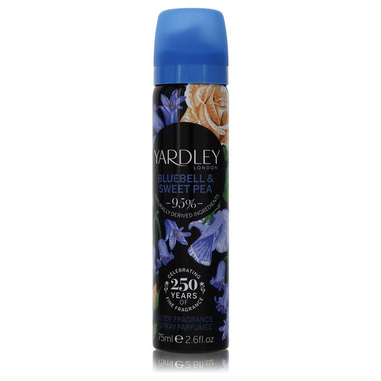 Yardley Bluebell & Sweet Pea by Yardley London Body Fragrance Spray 2.6 oz For Women