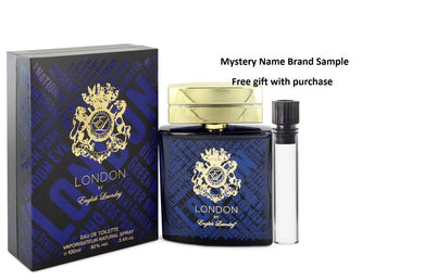 English Laundry London by English Laundry Eau De Toilette Spray 3.4 oz And a Mystery Name brand sample vile