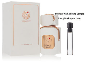 Sawalef Romance by Sawalef Eau De Parfum Spray 2.7 oz And a Mystery Name brand sample vile