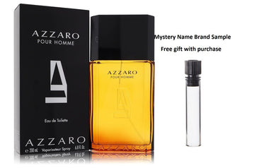 AZZARO by Azzaro Eau De Toilette Spray 6.8 oz And a Mystery Name brand sample vile