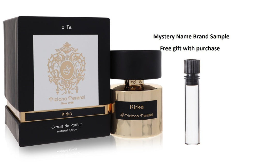 Kirke by Tiziana Terenzi Extrait De Parfum Spray (Unisex) 3.38 oz And a Mystery Name brand sample vile