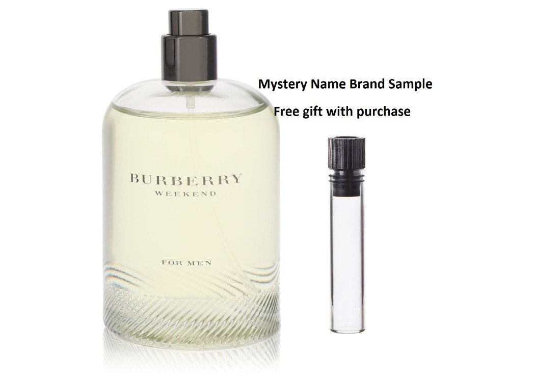WEEKEND by Burberry Eau De Toilette Spray (Tester) 3.4 oz And a Mystery Name brand sample vile