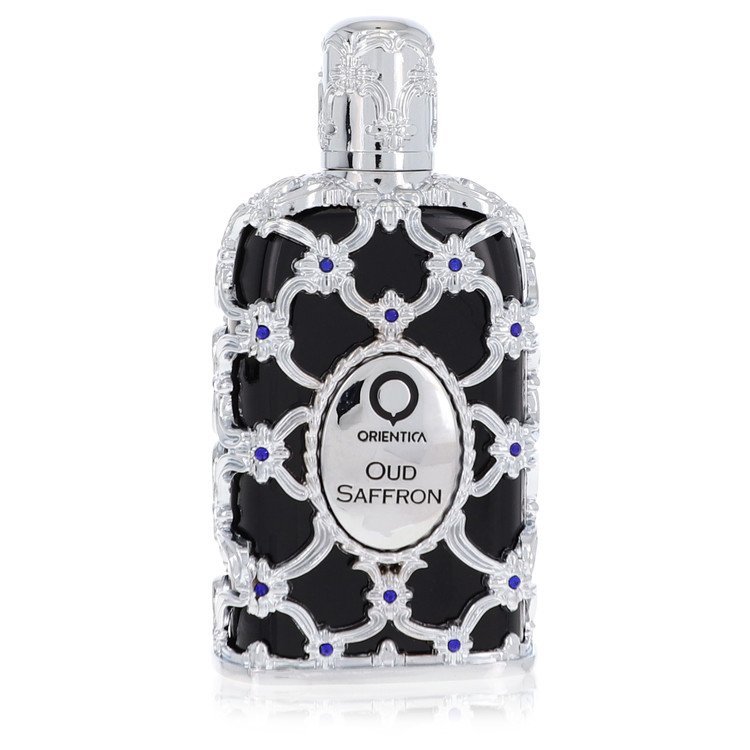 Orientica Oud Saffron by Al Haramain Eau De Parfum Spray (Unisex Unboxed) 2.7 oz For Men