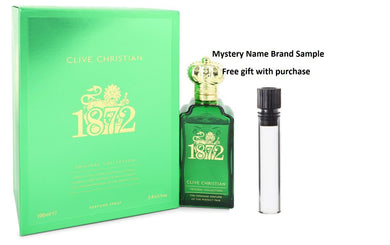 Clive Christian 1872 by Clive Christian Perfume Spray 3.4 oz And a Mystery Name brand sample vile
