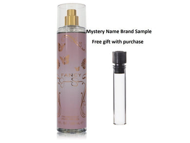 Fancy by Jessica Simpson Fragrance Mist 8 oz And a Mystery Name brand sample vile