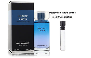 Bois de Cedre by Karl Lagerfeld Eau De Toilette Spray 3.3 oz And a Mystery Name brand sample vile