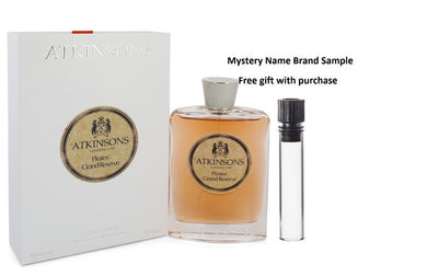 Pirates' Grand Reserve by Atkinsons Eau De Parfum Spray (Unisex) 3.3 oz And a Mystery Name brand sample vile