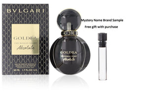 Bvlgari Goldea The Roman Night Absolute by Bvlgari Eau De Parfum Spray 1.7 oz And a Mystery Name brand sample vile
