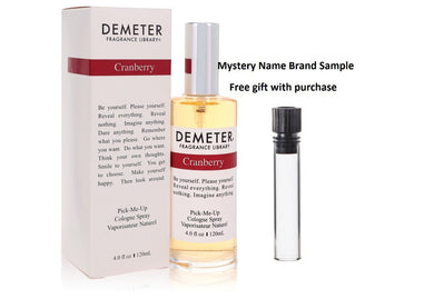 Demeter Cranberry by Demeter Cologne Spray 4 oz And a Mystery Name brand sample vile