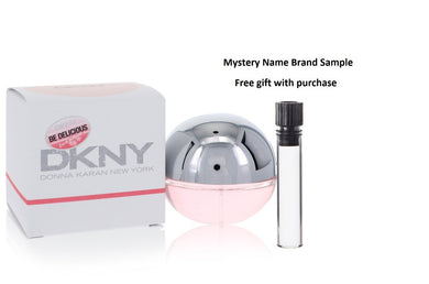 Be Delicious Fresh Blossom by Donna Karan Eau De Parfum Spray 1 oz And a Mystery Name brand sample vile