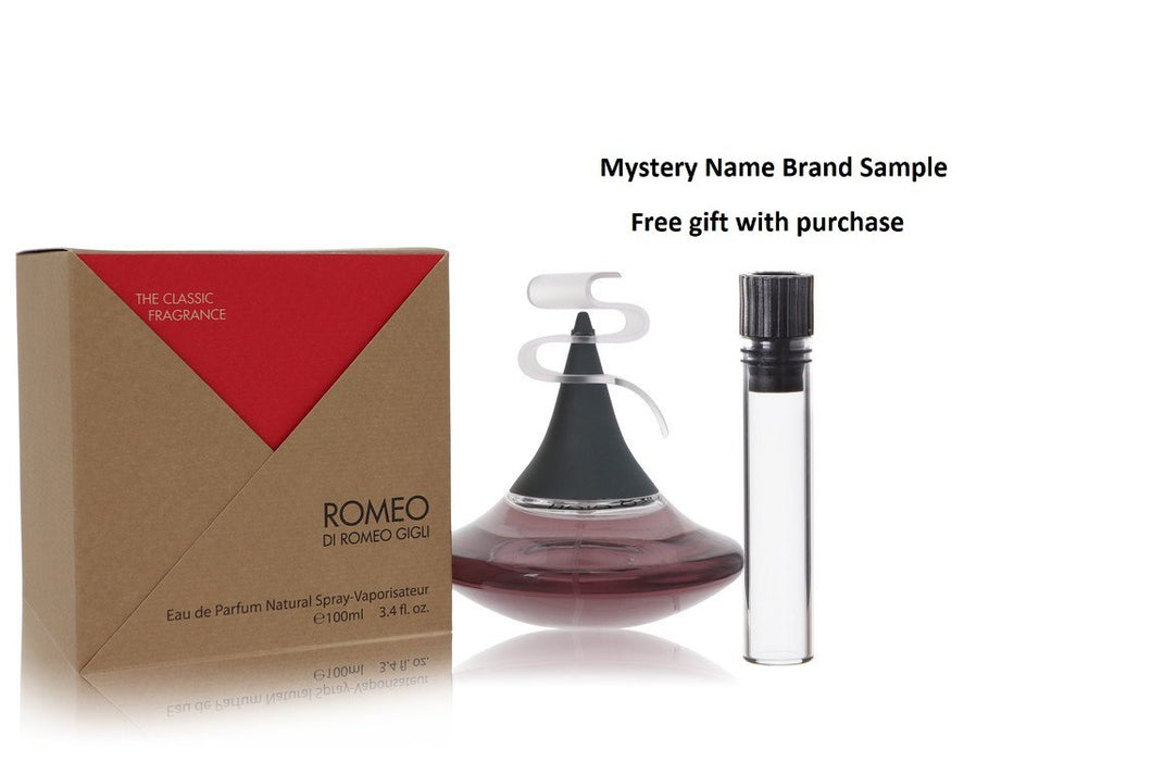 ROMEO GIGLI by Romeo Gigli Eau De Parfum Spray 3.4 oz And a Mystery Name brand sample vile