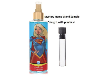DC Comics Supergirl by DC Comics Eau De Toilette Spray 8 oz And a Mystery Name brand sample vile