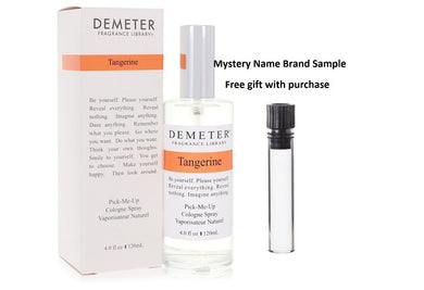 Demeter Tangerine by Demeter Cologne Spray 4 oz And a Mystery Name brand sample vile