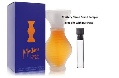 MONTANA by Montana Eau De Toilette Spray 3.4 oz And a Mystery Name brand sample vile