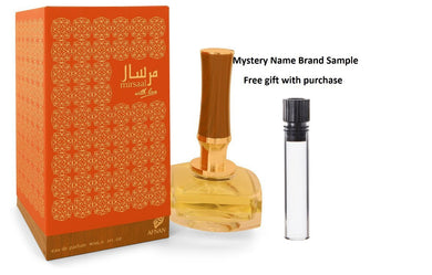 Afnan Mirsaal With Love by Afnan Eau De Parfum Spray 3 oz And a Mystery Name brand sample vile