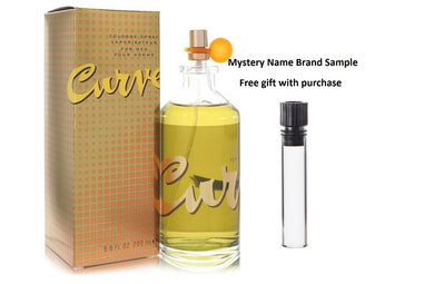 CURVE by Liz Claiborne Cologne Spray 6.8 oz And a Mystery Name brand sample vile