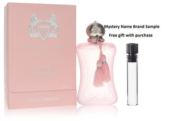Delina La Rosee by Parfums De Marly Eau De Parfum Spray 2.5 oz And a Mystery Name brand sample vile